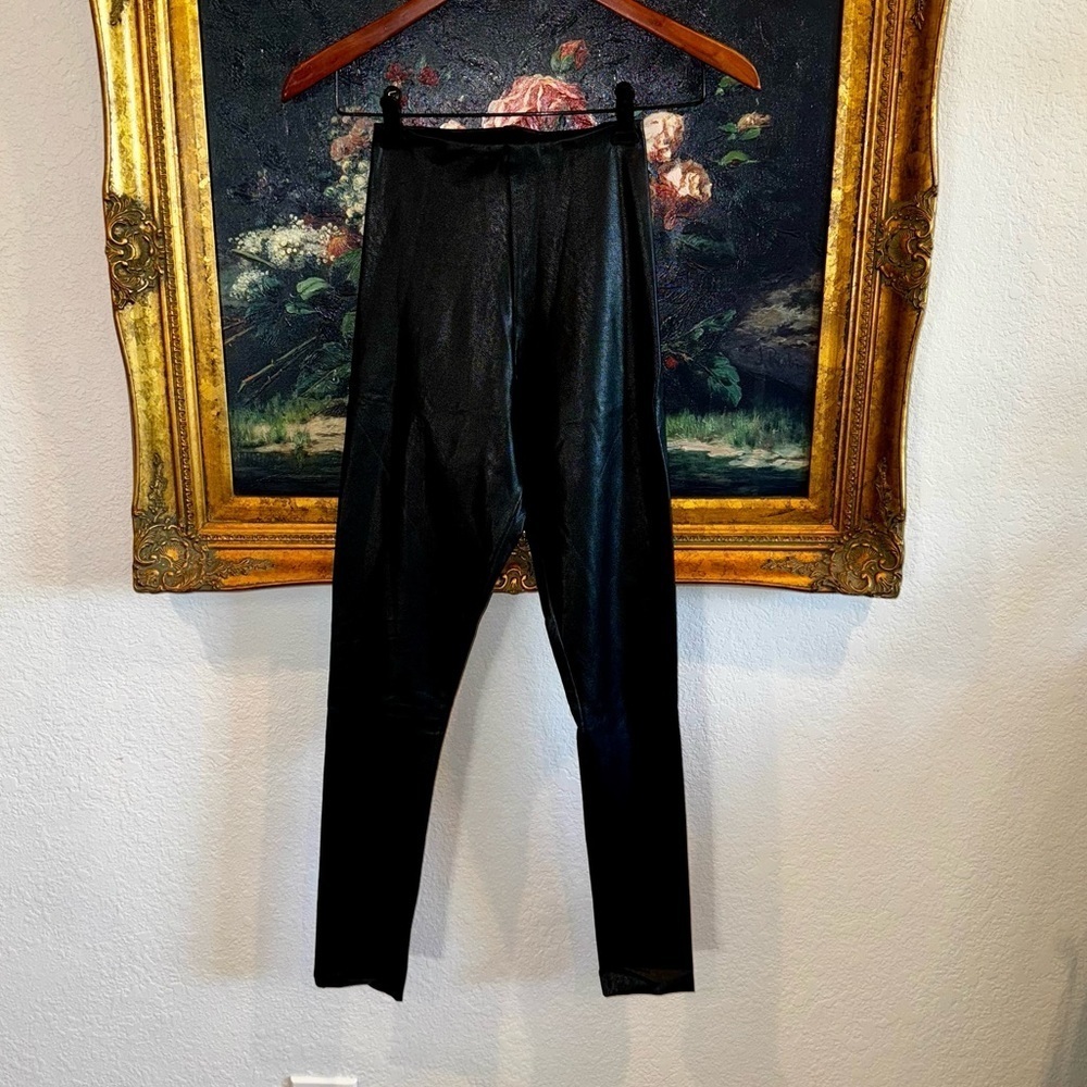 Commando Control Compression Faux Black Leather H… - image 2